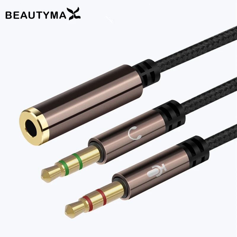 Computer Earphone Share Adapter 3.5mm Audio Aux Cable Male to Female Headphone Microphone Connector Cod for PC/Tablet/Mobile
Computer Earphone Share Adapter 3.5mm Audio Aux Cable Male to Female Headphone Microphone Connector Cod for PC/Tablet/Mobile