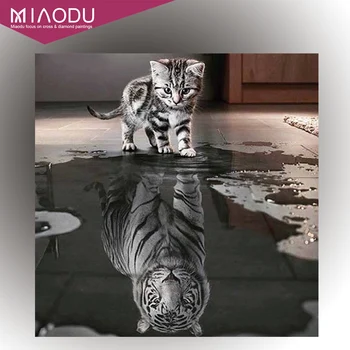 Miaodu Handicrafts Toys Cat Reflection Tiger Diamond Painting Cross Stitch Animal Diamond embroidery Mosaic European Home Decor
Miaodu Handicrafts Toys Cat Reflection Tiger Diamond Painting Cross Stitch Animal Diamond embroidery Mosaic European Home Decor