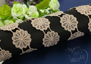 20 Yard 1" Purl Embroidered Flower shape Lace Cotton Fabric Trim For Sewing Apparel DIY Bridal wedding Doll Cap
20 Yard 1" Purl Embroidered Flower shape Lace Cotton Fabric Trim For Sewing Apparel DIY Bridal wedding Doll Cap