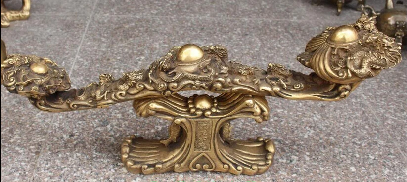 bi003589 21"Chinese Bronze Carved 9 Dragon Dragons Ball Ruyi Ru Yi On Fish Base Sculpture
bi003589 21"Chinese Bronze Carved 9 Dragon Dragons Ball Ruyi Ru Yi On Fish Base Sculpture