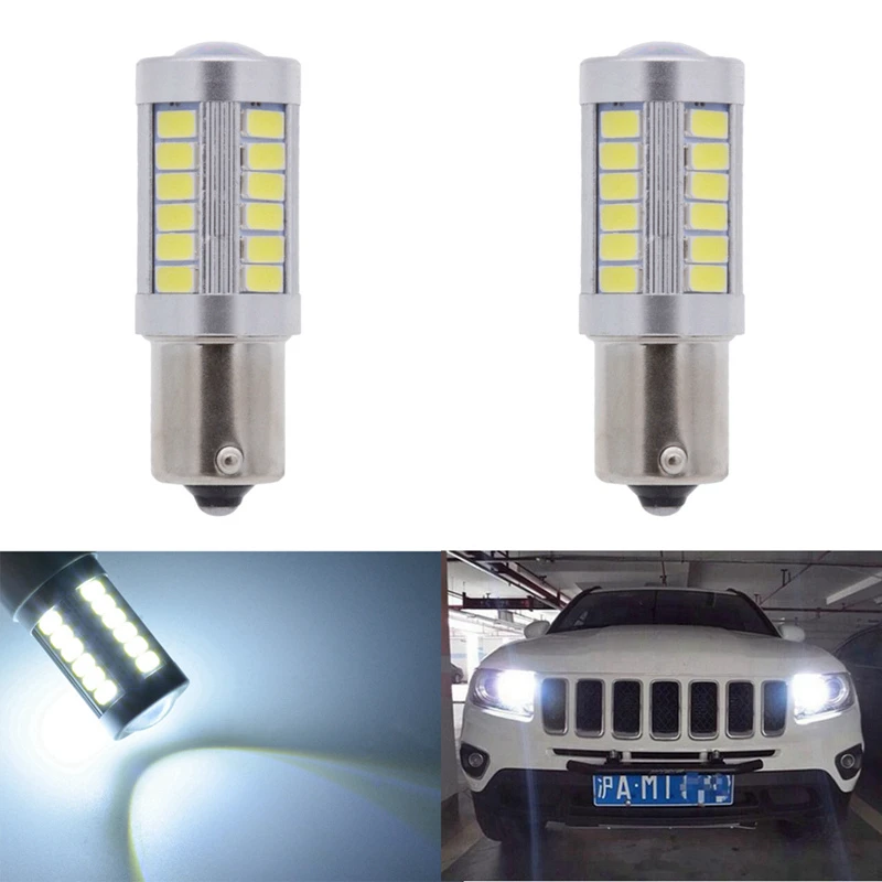 KaTur 2pcs BAU15S 7507 1156PY PY21W 5630 33-SMD White 900 Lumens 6000K Super Bright LED Turn Tail Brake Stop Signal Light Lamp
KaTur 2pcs BAU15S 7507 1156PY PY21W 5630 33-SMD White 900 Lumens 6000K Super Bright LED Turn Tail Brake Stop Signal Light Lamp