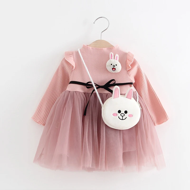 New Brand Baby Dresses Long Sleeve Net Yarn Children Clothes Cotton Dress Party Rabbit Bag Girls Clothes Fashion Infant Clothing
New Brand Baby Dresses Long Sleeve Net Yarn Children Clothes Cotton Dress Party Rabbit Bag Girls Clothes Fashion Infant Clothing