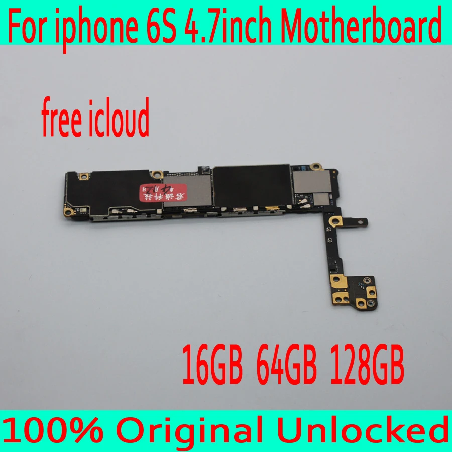 Free iCloud for iphone 6S 4.7inch Motherboard without Touch ID,100% Original unlocked for iphone 6S Mainboard,with Full Chips
Free iCloud for iphone 6S 4.7inch Motherboard without Touch ID,100% Original unlocked for iphone 6S Mainboard,with Full Chips