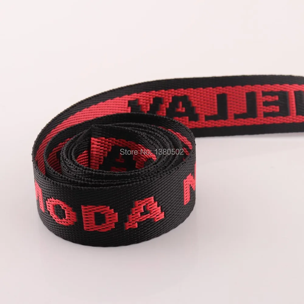 5Yards 25mm width Nylon Webbing Letter Pattern Tape Ribbon Belt DIY Bag Strap Garment Decor Accessories
5Yards 25mm width Nylon Webbing Letter Pattern Tape Ribbon Belt DIY Bag Strap Garment Decor Accessories