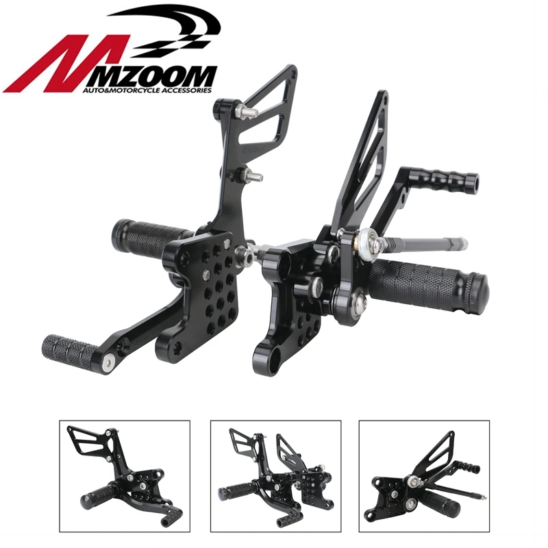 CNC Adjustable Rearset Footrest Foot Pegs Rear Footpegs Kit for Suzuki GSX-R600 GSXR600 K1 K2 K3 K4 K5 2000-2005 SV650 SV650S
CNC Adjustable Rearset Footrest Foot Pegs Rear Footpegs Kit for Suzuki GSX-R600 GSXR600 K1 K2 K3 K4 K5 2000-2005 SV650 SV650S