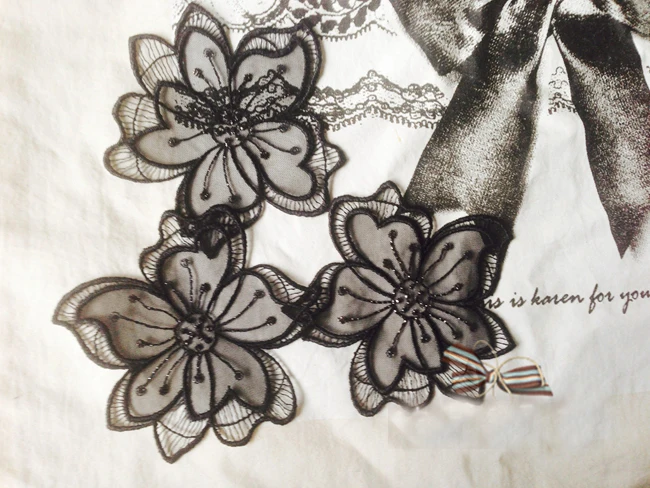 9,5 см 3,74 дюйма в ширину 15 шт. черные цветы Вышивка Кружева Аппликации патчи для платья юбка одежда L14M159
9,5 см 3,74 дюйма в ширину 15 шт. черные цветы Вышивка Кружева Аппликации патчи для платья юбка одежда L14M159