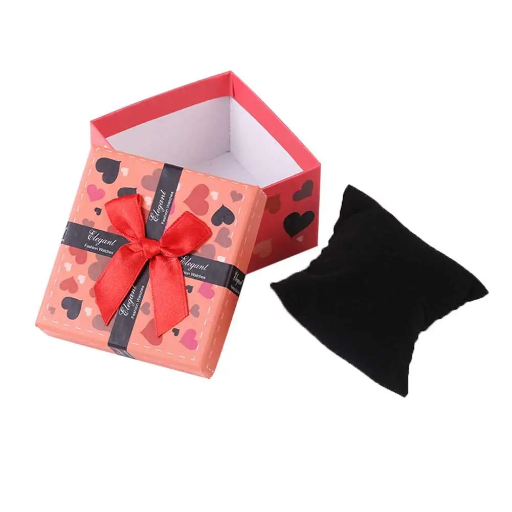 Fashion Watch Box Red Durable Present Gift Colorful Bowknot Carton Innovative Gift Packaging Box Jewelry Box Ring Box 
Fashion Watch Box Red Durable Present Gift Colorful Bowknot Carton Innovative Gift Packaging Box Jewelry Box Ring Box