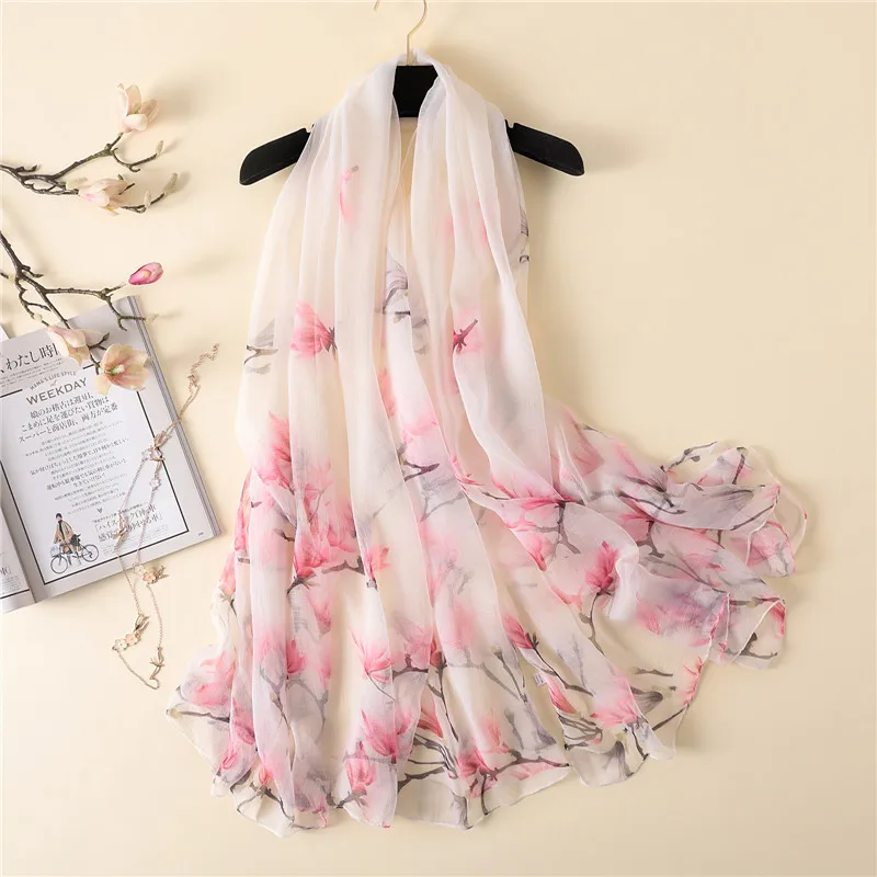 2017 new summer women's scarf hot beach lady silk scarves Flowers soft shawls pashmina Size 180*140cm
2017 new summer women's scarf hot beach lady silk scarves Flowers soft shawls pashmina Size 180*140cm
