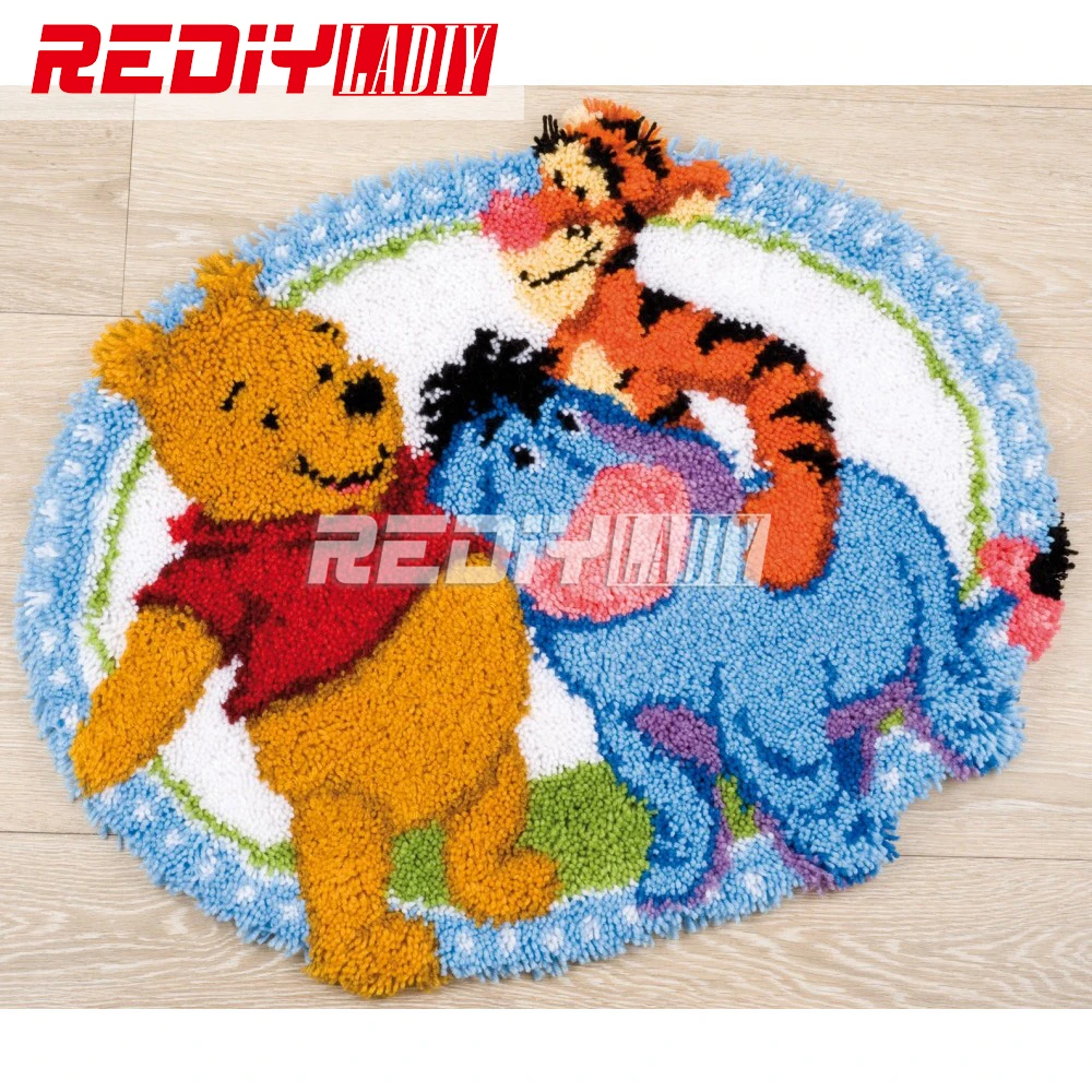 3D Latch Hook Rug Kits DIY Needlework Unfinished Crocheting Rug Yarn Cushion Mat Cartoon Friends Embroidery Carpet Free Shipping
3D Latch Hook Rug Kits DIY Needlework Unfinished Crocheting Rug Yarn Cushion Mat Cartoon Friends Embroidery Carpet Free Shipping