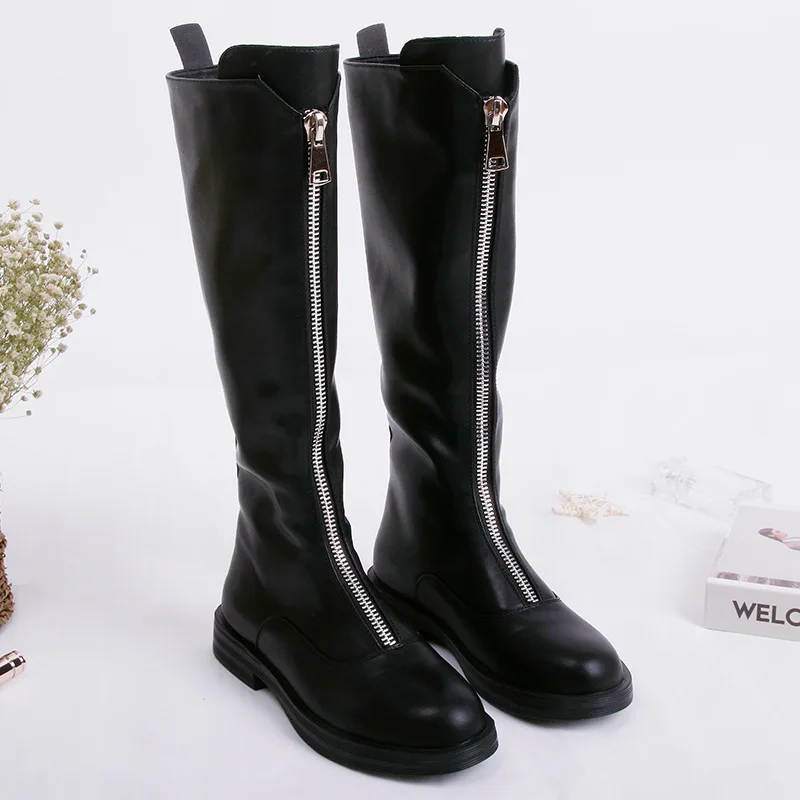 Round Toe Platform Fashion Women Over-the-Knee Boots Square Heel Zip Waterproof Long Thigh Boots Solid Med PU Winter Shoes
Round Toe Platform Fashion Women Over-the-Knee Boots Square Heel Zip Waterproof Long Thigh Boots Solid Med PU Winter Shoes