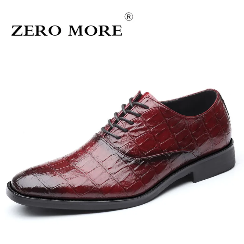 ZERO MORE Pointed Toe Oxford British Mens Shoes Casual Formal Crocodile Designer Shoes Men 2019 Lace Up Shoes Luxury Brand Dress
ZERO MORE Pointed Toe Oxford British Mens Shoes Casual Formal Crocodile Designer Shoes Men 2019 Lace Up Shoes Luxury Brand Dress