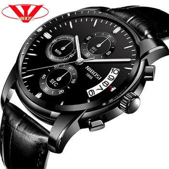 NIBOSI Waterproof Business Watches Men Luxury Brand Quartz Military Watch Leather Steel Men's Wristwatch relogio masculino 2019
NIBOSI Waterproof Business Watches Men Luxury Brand Quartz Military Watch Leather Steel Men's Wristwatch relogio masculino 2019