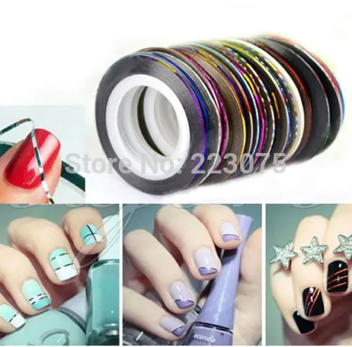 New 10 Rolls New DIY Nail Art Strip Tape Line Tips Sticker Decoration Manicure 10 Colors/lot
New 10 Rolls New DIY Nail Art Strip Tape Line Tips Sticker Decoration Manicure 10 Colors/lot
