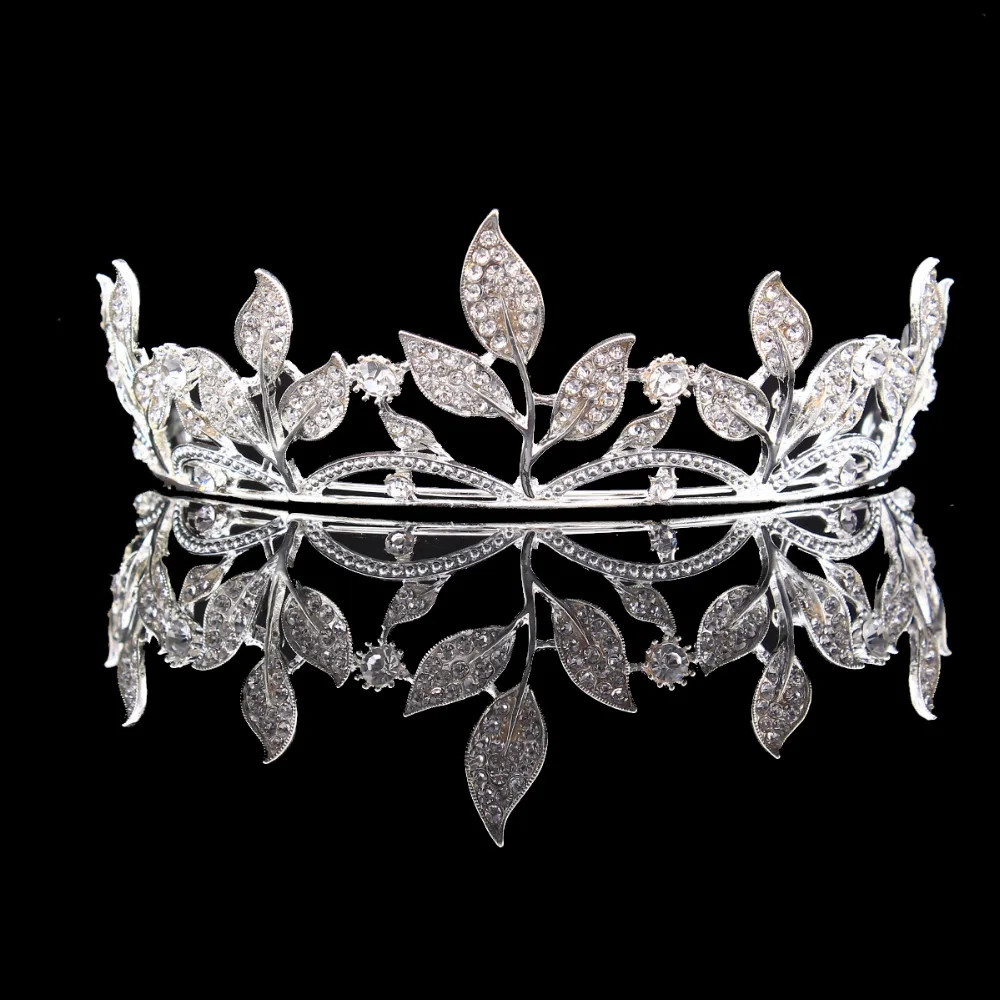 Silver Color Alloy Crystal Leaf Rhinestones Flower Tiara Bridal Wedding Crown Headbands HG00239
Silver Color Alloy Crystal Leaf Rhinestones Flower Tiara Bridal Wedding Crown Headbands HG00239