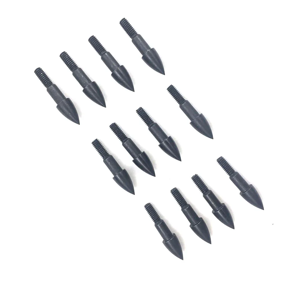 12Pcs/lot 75 grain Archery Black Steel Arrow Heads Target Point Broadhead Arrow Tip Sporting/Hunting
12Pcs/lot 75 grain Archery Black Steel Arrow Heads Target Point Broadhead Arrow Tip Sporting/Hunting