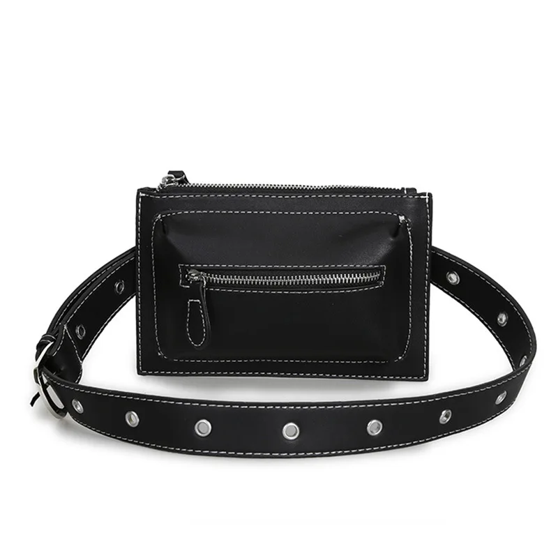 2019 Dual Use Waist Bag Women Fanny Pack Rock Leg Bag PU Leather Rivet Female Shoulder Belt Bag Chest Pack Chain Messenger Bag
2019 Dual Use Waist Bag Women Fanny Pack Rock Leg Bag PU Leather Rivet Female Shoulder Belt Bag Chest Pack Chain Messenger Bag