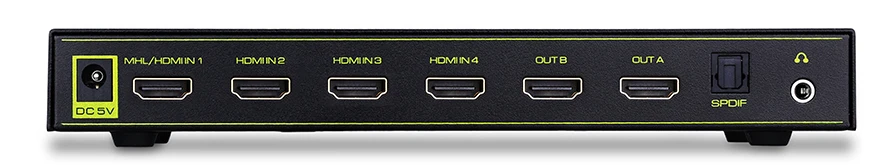HDMI V1.4a Matrix 4X2 (от 4 до 2) переключатель сплиттер усилитель с удаленной поддержкой ARC