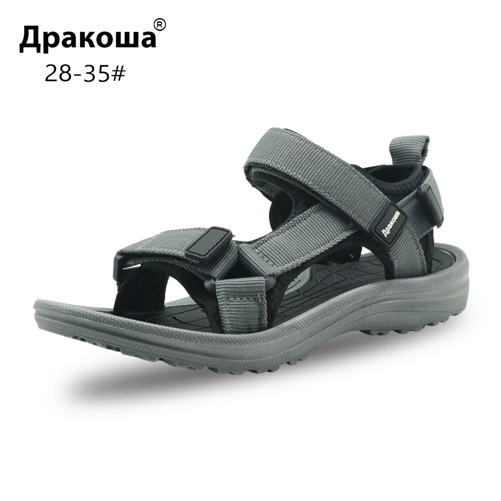 Apakowa Little Kids Boys Summer Open Toe Hook and Loop Sandals Child Washable Quick Drying Beach Walking Sport Sandal for Boys
Apakowa Little Kids Boys Summer Open Toe Hook and Loop Sandals Child Washable Quick Drying Beach Walking Sport Sandal for Boys