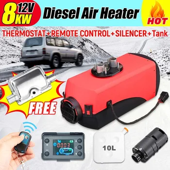 Car Heater 12V 8KW Air Diesel Heater LCD Thermostat Remote Control Car Parking Heater For Car Truck Boat Trailer RV Motorhome
Car Heater 12V 8KW Air Diesel Heater LCD Thermostat Remote Control Car Parking Heater For Car Truck Boat Trailer RV Motorhome