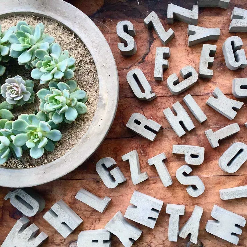 Alphabet concrete Molds Aromatherapy Gypsum Plaster Numbers Silicon Mold Capital Letter Concrete Mold
Alphabet concrete Molds Aromatherapy Gypsum Plaster Numbers Silicon Mold Capital Letter Concrete Mold