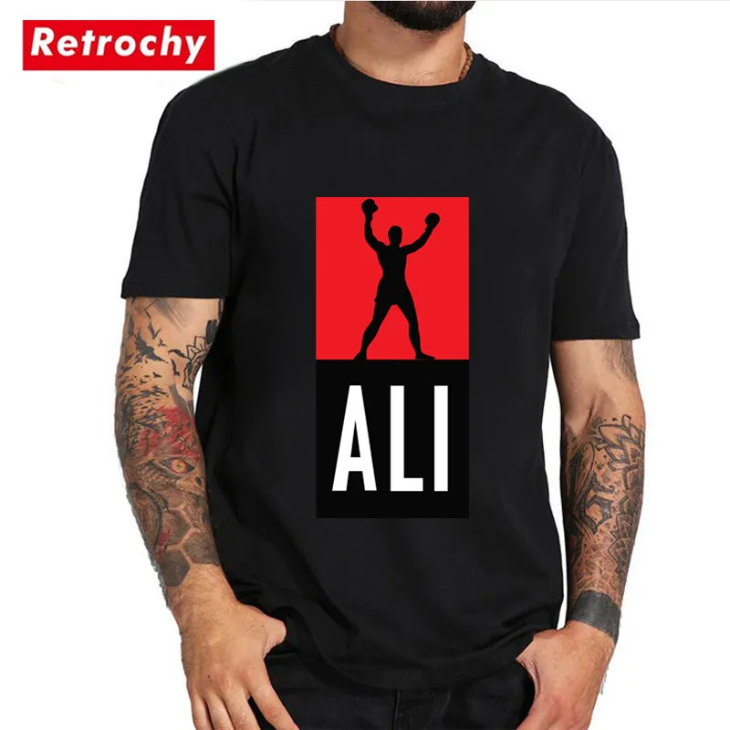 Muhammad Ali T Shirt Mma Casual Clothing The Greatest Man Fight Club Fans T-Shirt for Boyfriends Gift Plus Size MMA male Tshirts
Muhammad Ali T Shirt Mma Casual Clothing The Greatest Man Fight Club Fans T-Shirt for Boyfriends Gift Plus Size MMA male Tshirts