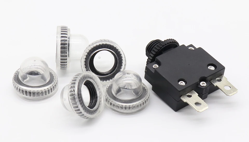 Description Picture 5 of itemthermal switch overload protector push button 3A,4A,5A,6A ,7A,7.5A,8A,10A,15A,18A,20A,25A ,30A circuit breaker+waterproof cover
