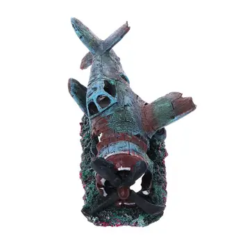 Aquarium Warplane Fish Tank Decoration Resin Crafts Wreckage Hide Cave For Fish Shrimp Ornaments Carved Exquisi
Aquarium Warplane Fish Tank Decoration Resin Crafts Wreckage Hide Cave For Fish Shrimp Ornaments Carved Exquisi