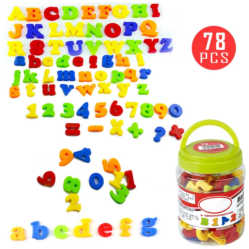 Toys for Children Magnetic Plastic Blocks Letters Arabic Numbers Educational Christmas Gifts Learning Construction Toys For Kids
Toys for Children Magnetic Plastic Blocks Letters Arabic Numbers Educational Christmas Gifts Learning Construction Toys For Kids