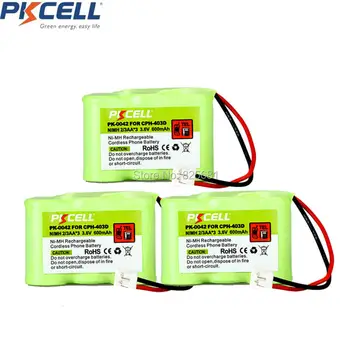 Cordless Phone Battery 3.6V 2/3AA*3 600mAh for Vtech CPH-403D GE-TL26145 PK-0042 P-P304 CPH-403D
Cordless Phone Battery 3.6V 2/3AA*3 600mAh for Vtech CPH-403D GE-TL26145 PK-0042 P-P304 CPH-403D