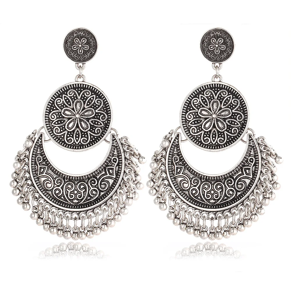 8Seasons Fashion Women Stud Earrings Antique Gold Silver Color Pendants Vintage Flower Pattern Accessories Earrings,1 Pair
8Seasons Fashion Women Stud Earrings Antique Gold Silver Color Pendants Vintage Flower Pattern Accessories Earrings,1 Pair