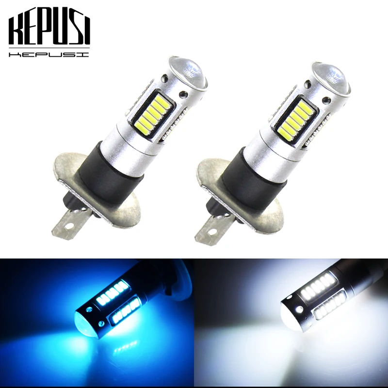2PCS H1 Auto LED Fog Lamp LED Car Bulbs 4014 DRL Daytime Running External Lights Day Driving Vehicle White Ice Blue Car styling
2PCS H1 Auto LED Fog Lamp LED Car Bulbs 4014 DRL Daytime Running External Lights Day Driving Vehicle White Ice Blue Car styling