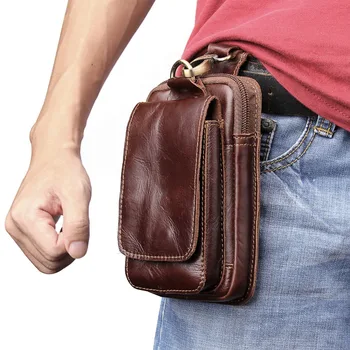 New Outdoor Vintage Men's Genuine Leather Waist Packs Fanny Pack Belt Bags Mobile Phone Pouch Travel Bags for iPhone Xs Max XR X
New Outdoor Vintage Men's Genuine Leather Waist Packs Fanny Pack Belt Bags Mobile Phone Pouch Travel Bags for iPhone Xs Max XR X