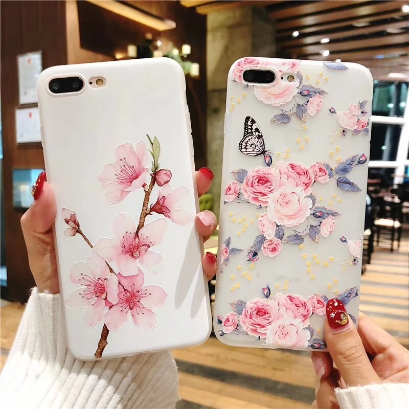 Flower Pattern Case For iPhone X 6 6s Case Soft Silicone Floral Protect Soft Full Cover For iPhone 7 8 Plus X Phone Cases
Flower Pattern Case For iPhone X 6 6s Case Soft Silicone Floral Protect Soft Full Cover For iPhone 7 8 Plus X Phone Cases