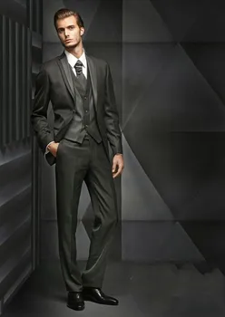 2016 New Style Groom Tuxedo Black Groomsmen Notch Lapel Wedding/Dinner Suits Best Man Bridegroom (Jacket+Pants+Tie+Vest)B349
2016 New Style Groom Tuxedo Black Groomsmen Notch Lapel Wedding/Dinner Suits Best Man Bridegroom (Jacket+Pants+Tie+Vest)B349