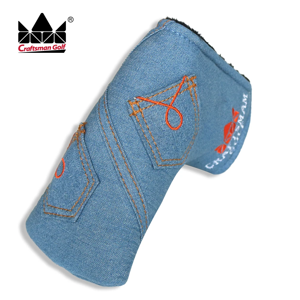Craftsman Putter Cover Cowboy Golf Putter Headcover with Magnetic Closure Blade Style Canvas Golf Tee Pocket Marker Pocket NEW
Craftsman Putter Cover Cowboy Golf Putter Headcover with Magnetic Closure Blade Style Canvas Golf Tee Pocket Marker Pocket NEW
