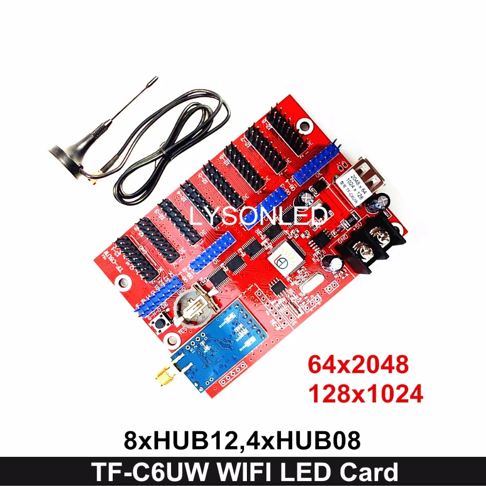 Factory Price LongGreat TF-C6UW WIFI communication LED Display Card, Support 1024*128 pixels P10 Single Color LED Scrolling Sign
Factory Price LongGreat TF-C6UW WIFI communication LED Display Card, Support 1024*128 pixels P10 Single Color LED Scrolling Sign