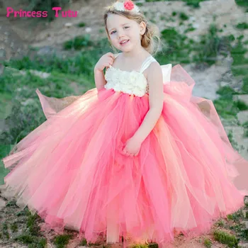 Coral Flower Tutu Dress For 1-14 Year Children Girl Wedding Birthday Party Dress Princess Kids Girls Ball Gown Flower Girl Dress
Coral Flower Tutu Dress For 1-14 Year Children Girl Wedding Birthday Party Dress Princess Kids Girls Ball Gown Flower Girl Dress