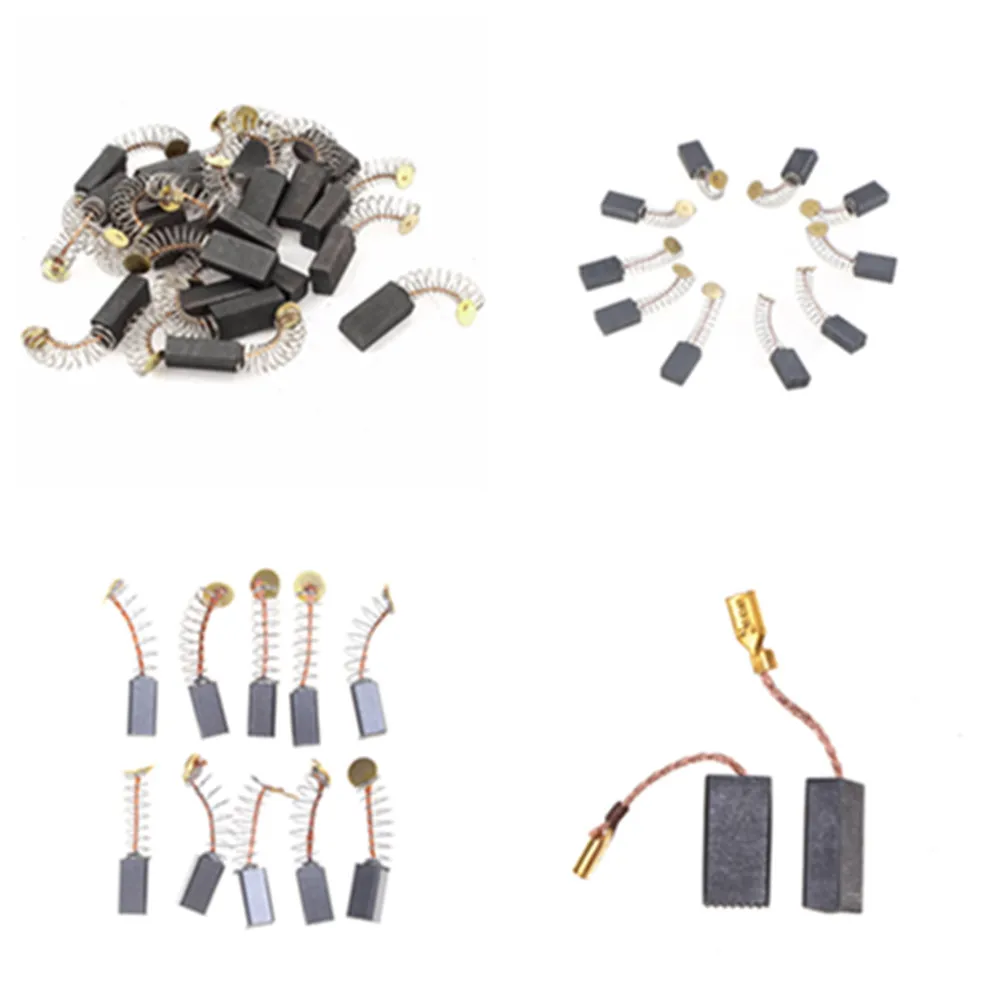 10 Pcs Mini Drill Electric Grinder Replacement Carbon Brushes Spare Parts For Electric Motors Rotary Tool 4 Sizes
10 Pcs Mini Drill Electric Grinder Replacement Carbon Brushes Spare Parts For Electric Motors Rotary Tool 4 Sizes