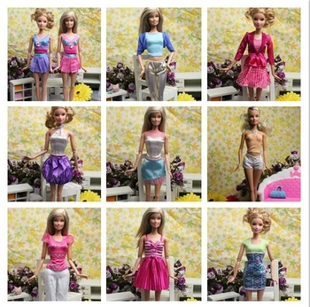 Wholesale 100pcs/lot Original Brand Clothing Sets Fashionable Dresses For 1/6 Girl Dolls Casual Dress Suits Clothes For Barbies
Wholesale 100pcs/lot Original Brand Clothing Sets Fashionable Dresses For 1/6 Girl Dolls Casual Dress Suits Clothes For Barbies