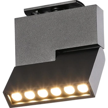 6W 12W creative spotlight led track light square strip living room ceiling mounted track light
6W 12W creative spotlight led track light square strip living room ceiling mounted track light