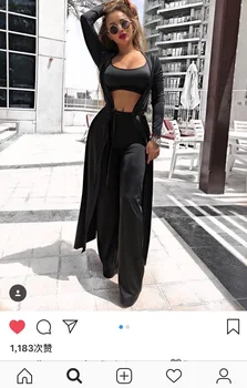 Halinfer 2018 New Sexy women Sets 4 Colors bodycon 3 Piece Straight Pant bandage pants celebrity party Streetwear Set
Halinfer 2018 New Sexy women Sets 4 Colors bodycon 3 Piece Straight Pant bandage pants celebrity party Streetwear Set