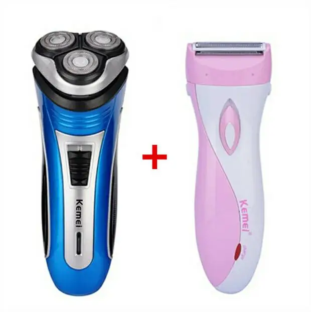 Rechargeable Electric Shaver 3D Triple Floating Blade Heads Shaving Razors+Washable Lady Shaver Face Facial Body Hair Removal
Rechargeable Electric Shaver 3D Triple Floating Blade Heads Shaving Razors+Washable Lady Shaver Face Facial Body Hair Removal