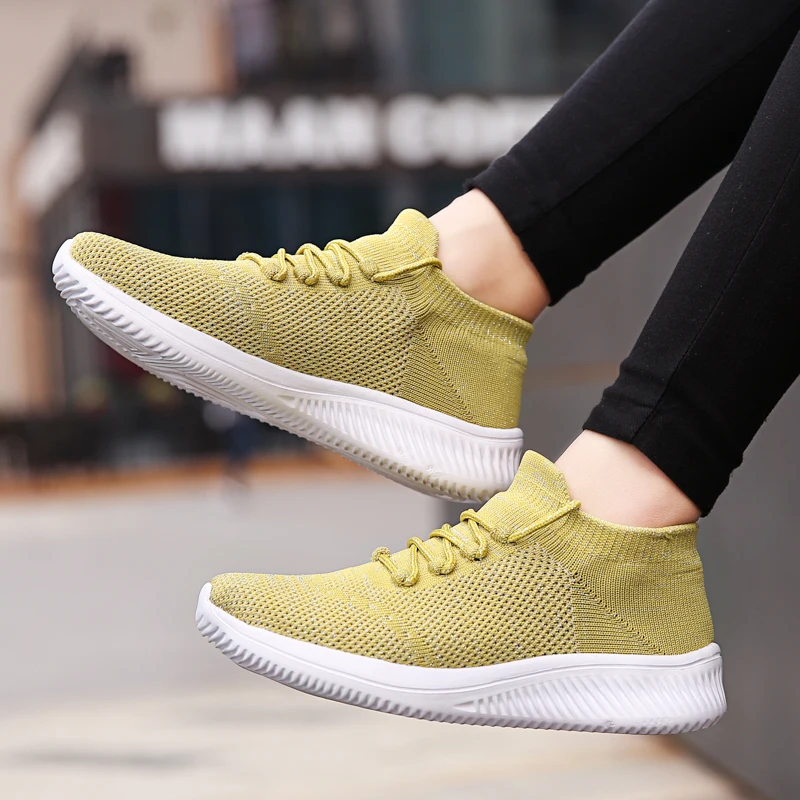 Ultra-light Comfortable Women Sneakers Mesh Breathable Thick Soles Chunky Platform Sneakers Black Gray Gold Socks Shoes Woman
Ultra-light Comfortable Women Sneakers Mesh Breathable Thick Soles Chunky Platform Sneakers Black Gray Gold Socks Shoes Woman