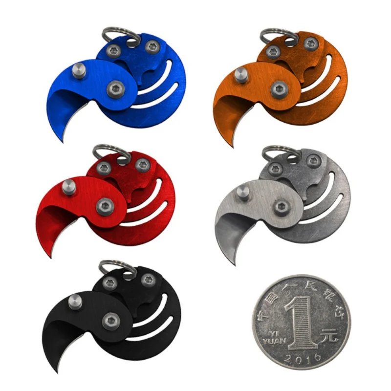 New Outdoor EDC Keychain Multifunction Tool Portable Mini Folding Knife Coin Knife
New Outdoor EDC Keychain Multifunction Tool Portable Mini Folding Knife Coin Knife