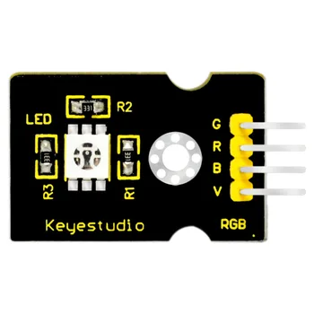 Keyestudio Full Color Red Green Blue RGB module for arduino 
Keyestudio Full Color Red Green Blue RGB module for arduino
