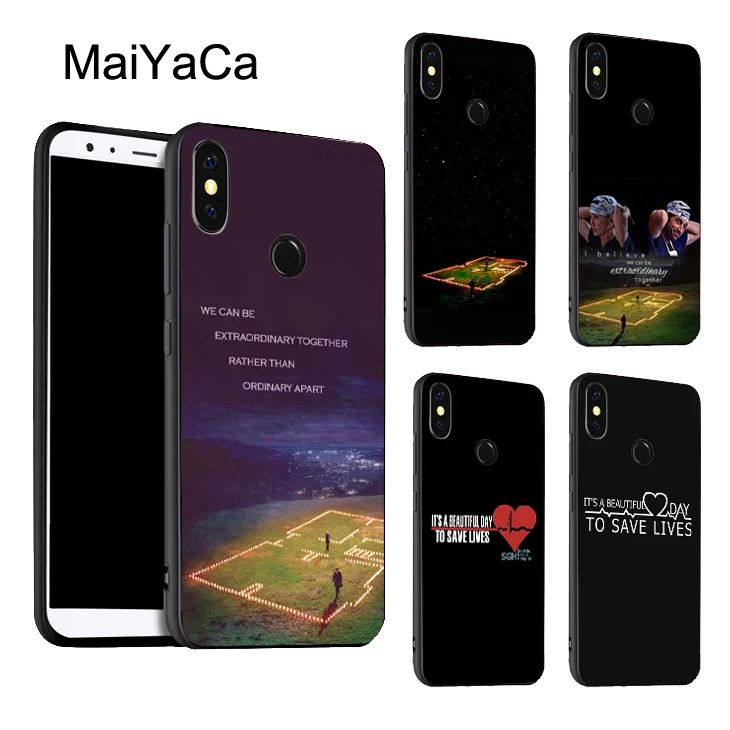MaiYaCa Greys Anatomy TV Series Phone Cover For Xiaomi Redmi 5 Plus 6 6A S2 4X Note 5 Pro 5A 7 Mi 8 SE 9 6X A2 Mix 2S Max 3
MaiYaCa Greys Anatomy TV Series Phone Cover For Xiaomi Redmi 5 Plus 6 6A S2 4X Note 5 Pro 5A 7 Mi 8 SE 9 6X A2 Mix 2S Max 3