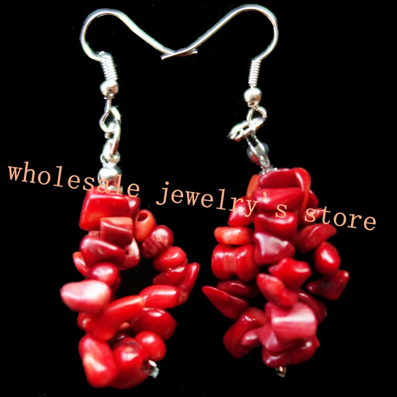 Min. Order is 10 USD YUTENG A Pair of Carved About 60x15mm Red Coral Earrings QW29
Min. Order is 10 USD YUTENG A Pair of Carved About 60x15mm Red Coral Earrings QW29