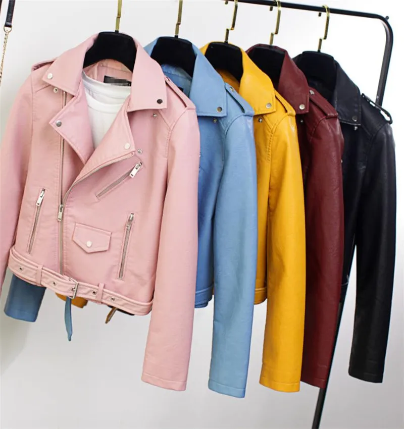Pu Leather Jacket Coats For Japanese and Korean Fashionable Hitch Locomotive New Spring and Autumn Style Short Lapel Zipper PU
Pu Leather Jacket Coats For Japanese and Korean Fashionable Hitch Locomotive New Spring and Autumn Style Short Lapel Zipper PU