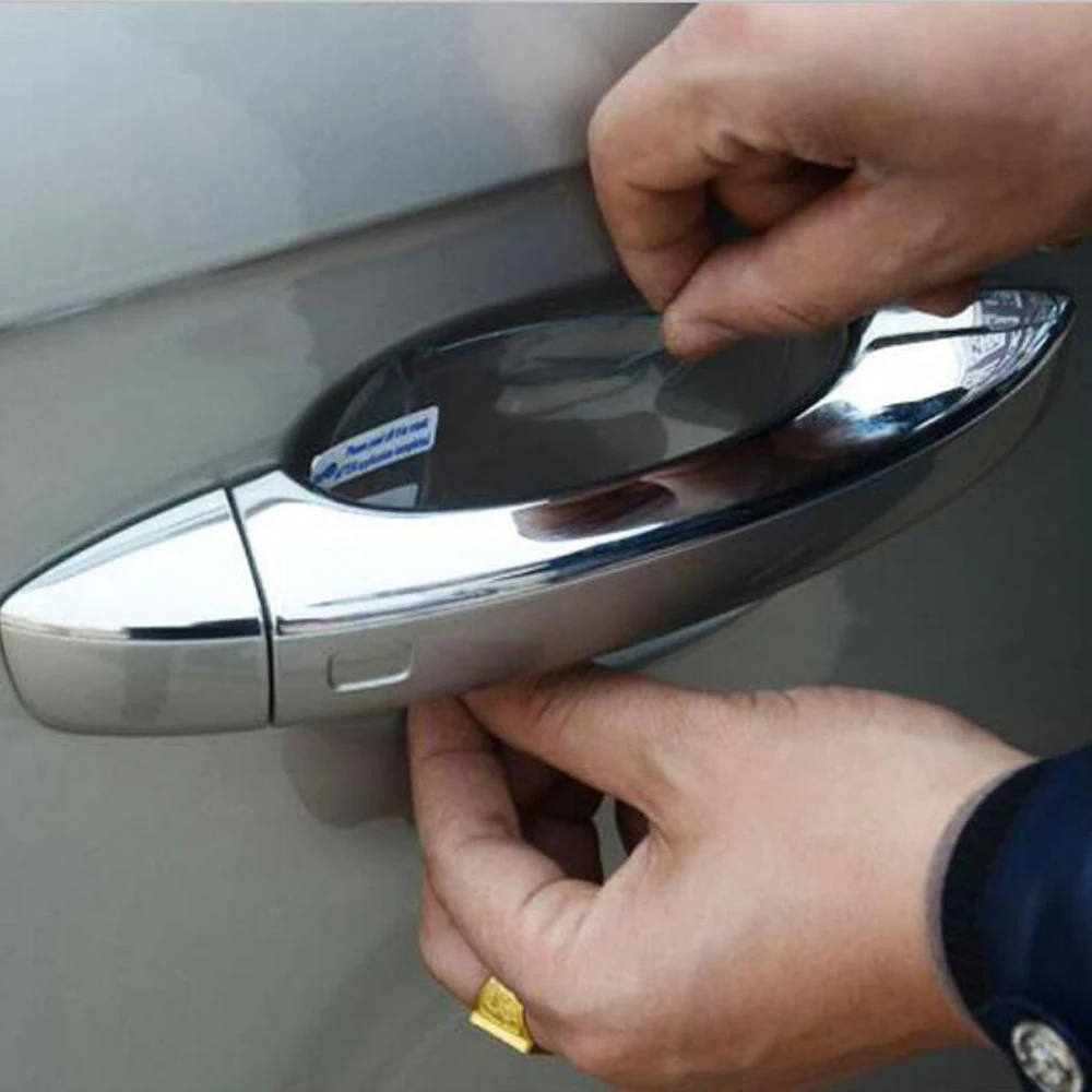 4 шт./лот защитные наклейки на дверные ручки автомобиля для Toyota Corolla Avensis Rav4 Yaris Auris