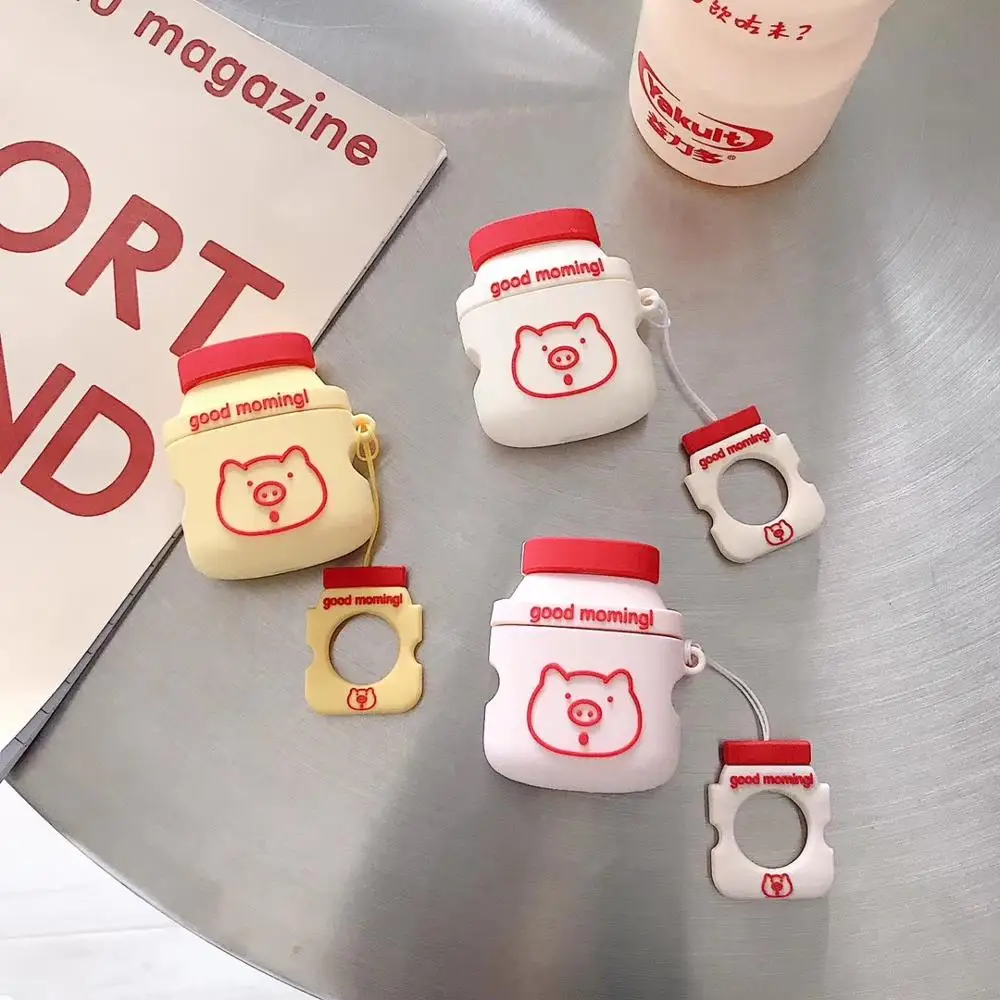 Cute Cartoon 3D Milk bottle Keychain silcone protect case for Apple Airpods Accessories Bluetooth Earphone Cover Case
Cute Cartoon 3D Milk bottle Keychain silcone protect case for Apple Airpods Accessories Bluetooth Earphone Cover Case